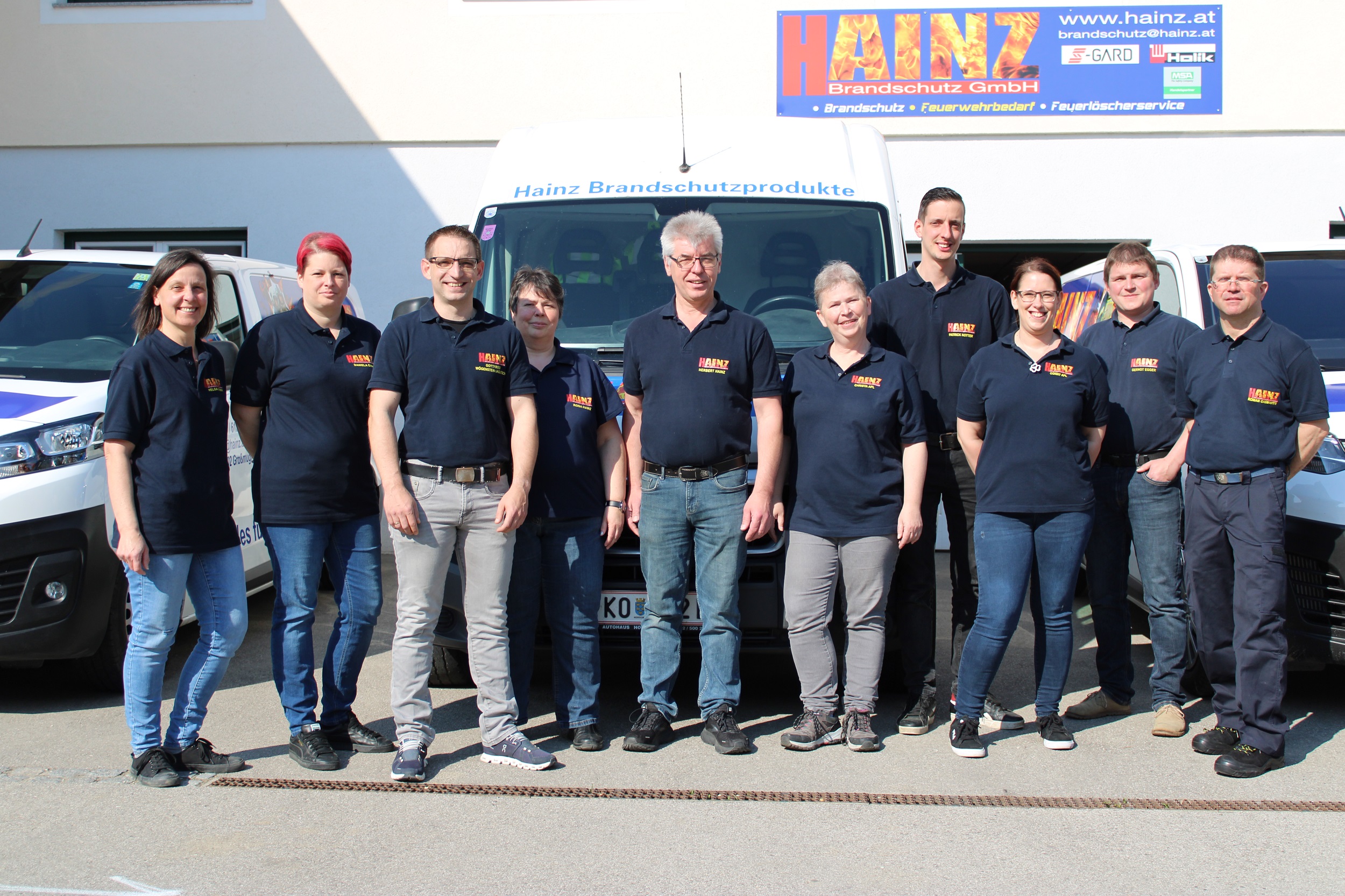 HAINZ Brandschutz – Teamfoto